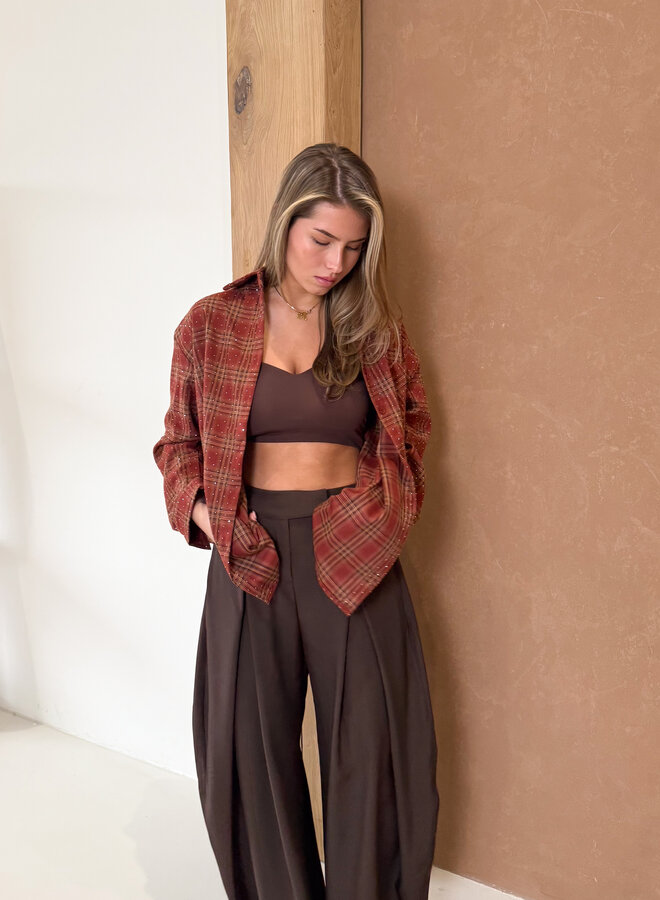 Blouse Audrey bordeaux