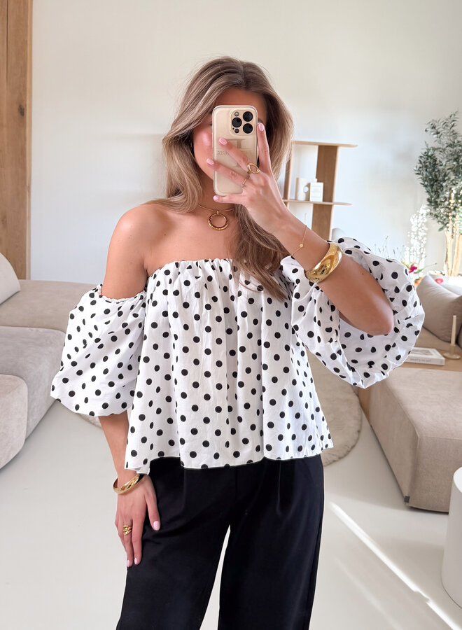 Polkadots top Bibi wit