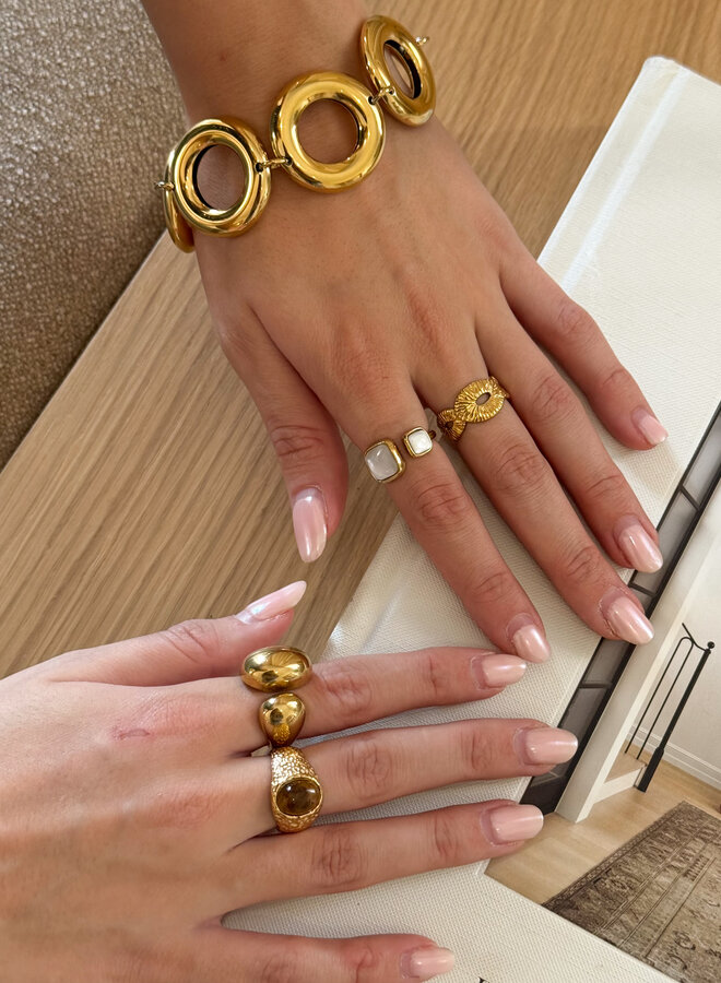 Gouden Khloe ring