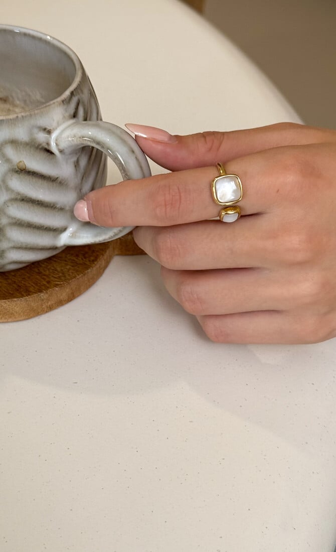 Gouden Khloe ring