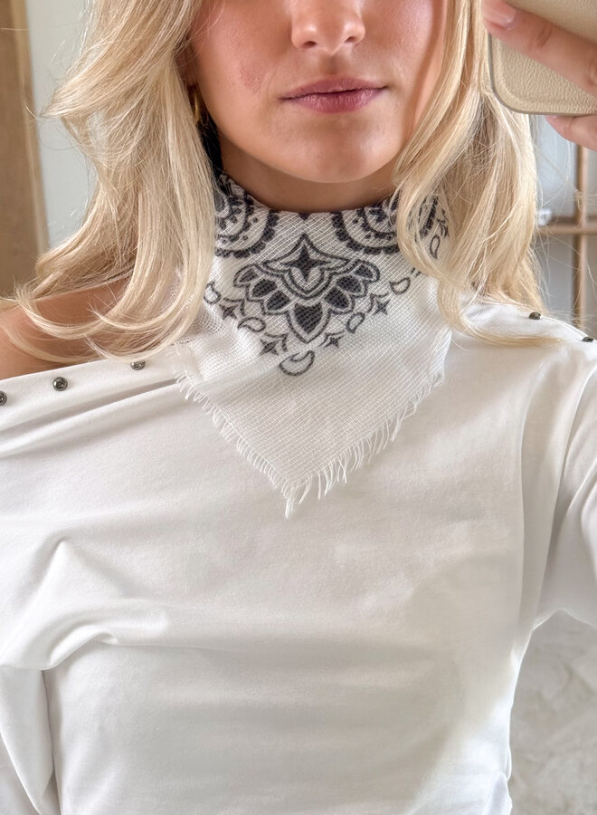 Sjaal Fay wit
