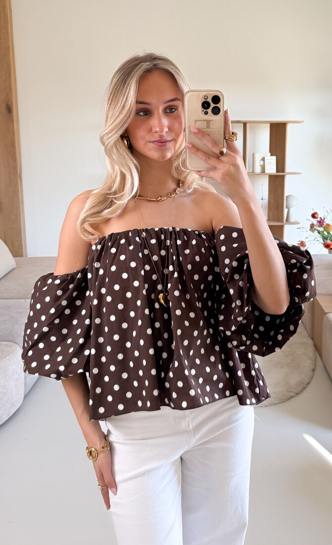 Polkadots top Bibi bruin