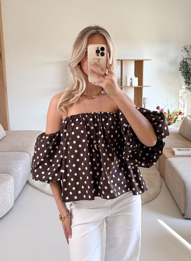 Polkadots top Bibi bruin