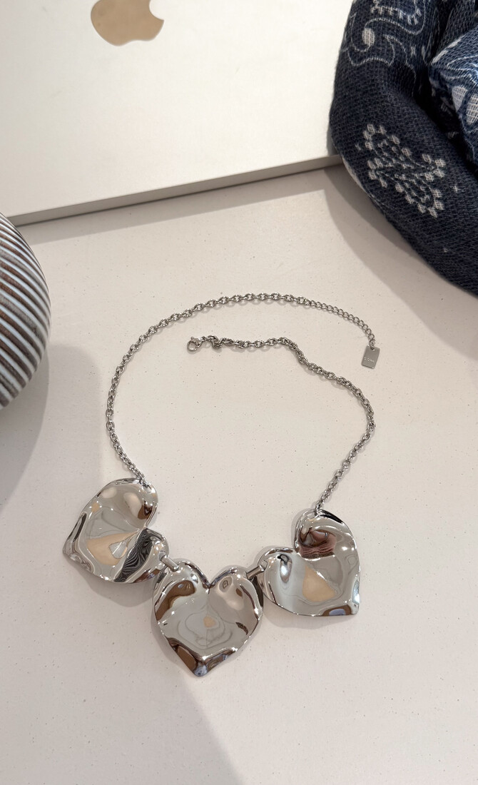 Love Three ketting zilver