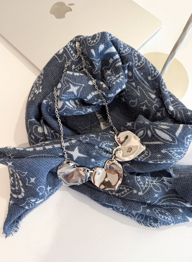 Love Three ketting zilver