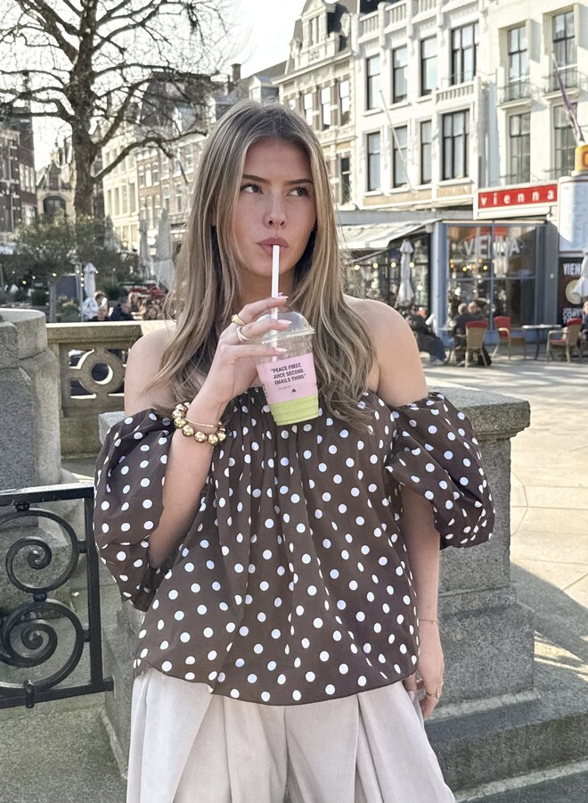 Polkadots top Bibi bruin