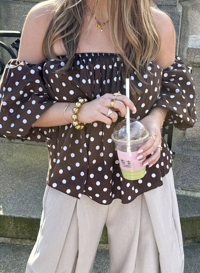 Polkadots top Bibi bruin