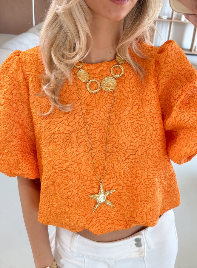 Golden Shell Star ketting