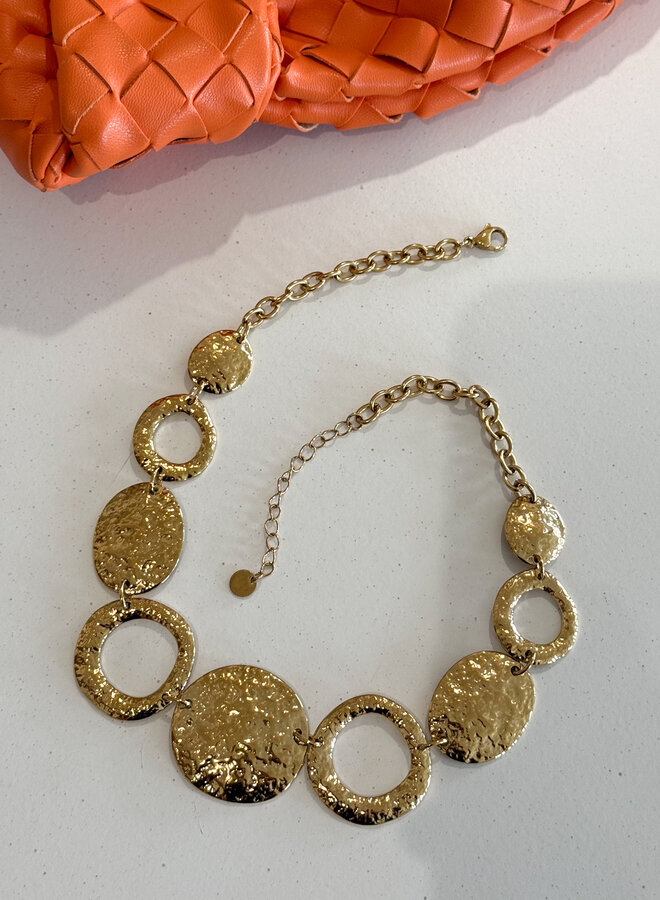 Golden cirkle ketting