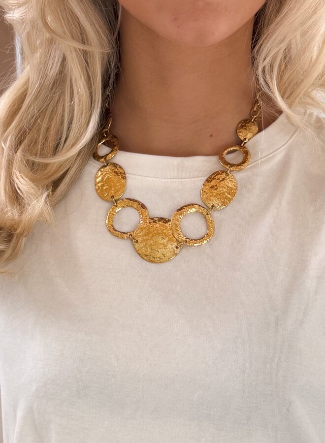 Golden cirkle ketting