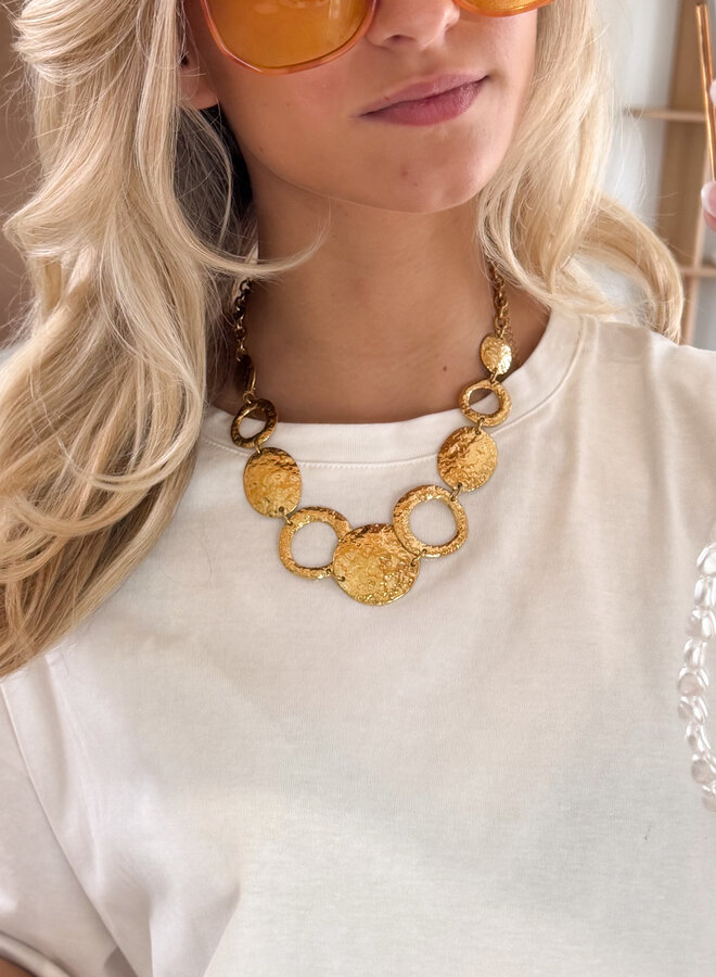 Golden cirkle ketting