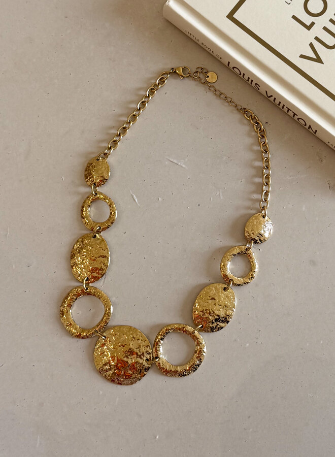 Golden cirkle ketting