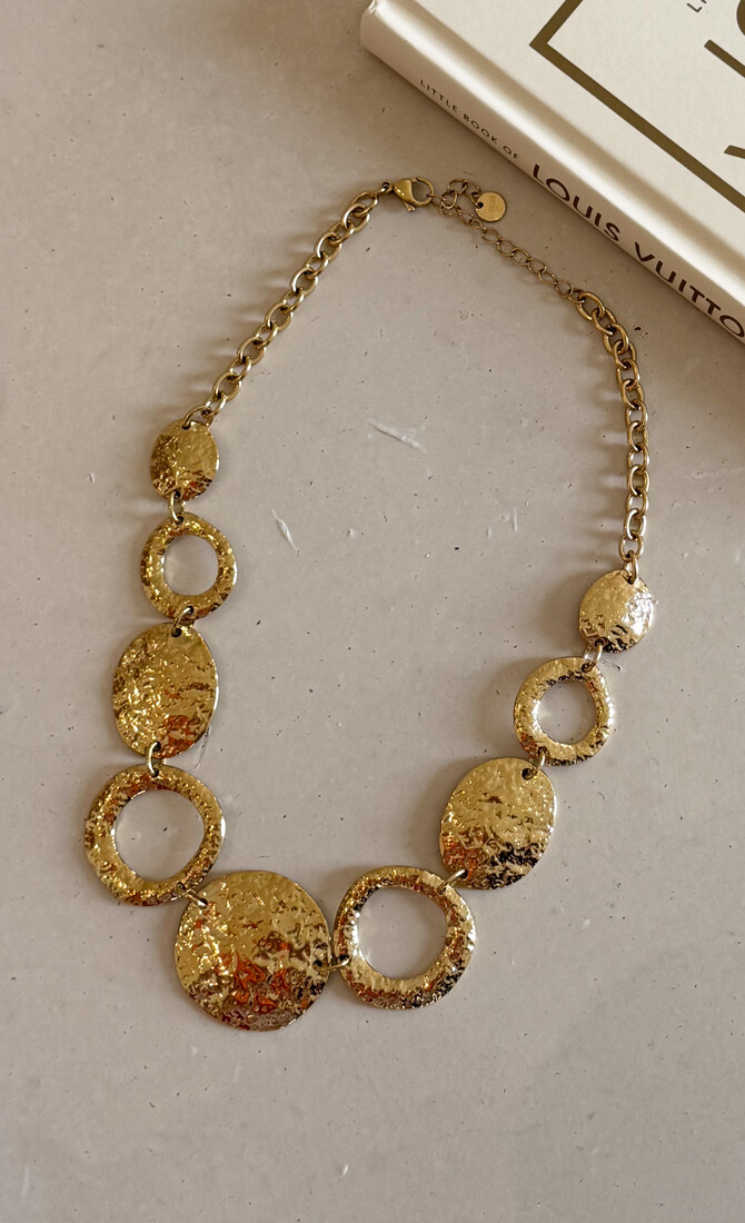 Golden cirkle ketting