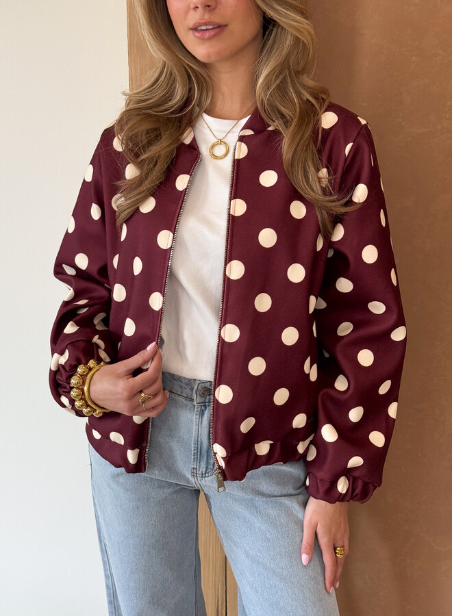 Florine jacket bordeaux