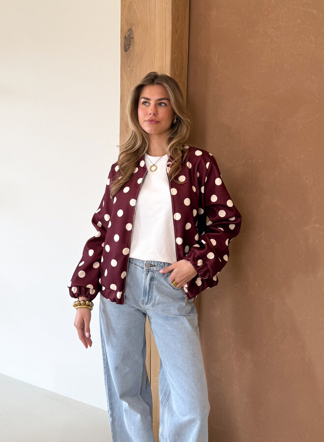 Florine jacket bordeaux