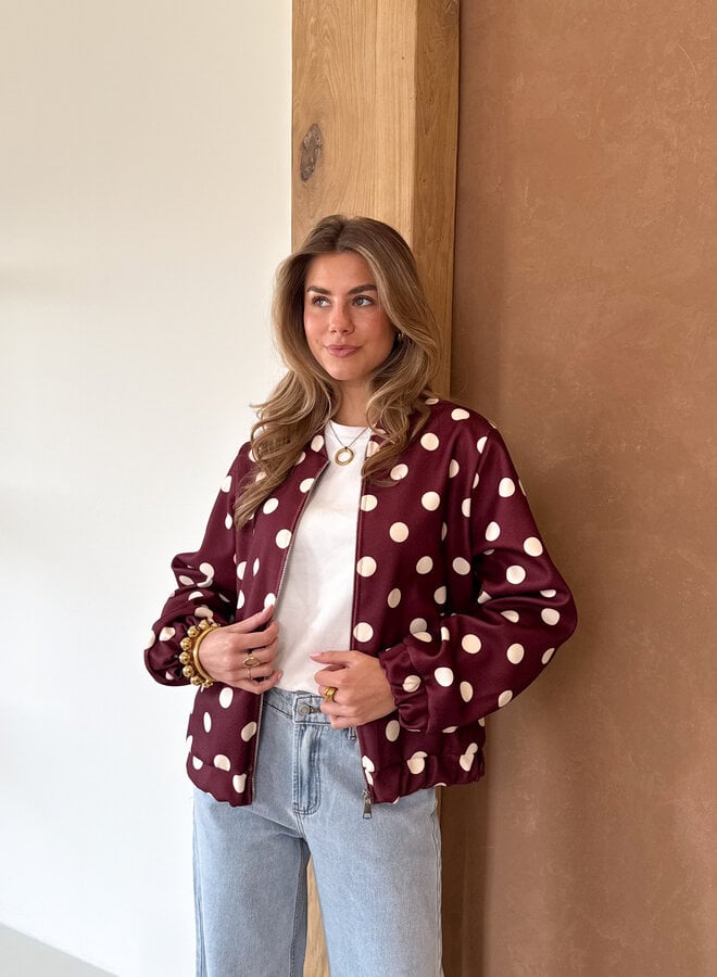 Florine jacket bordeaux