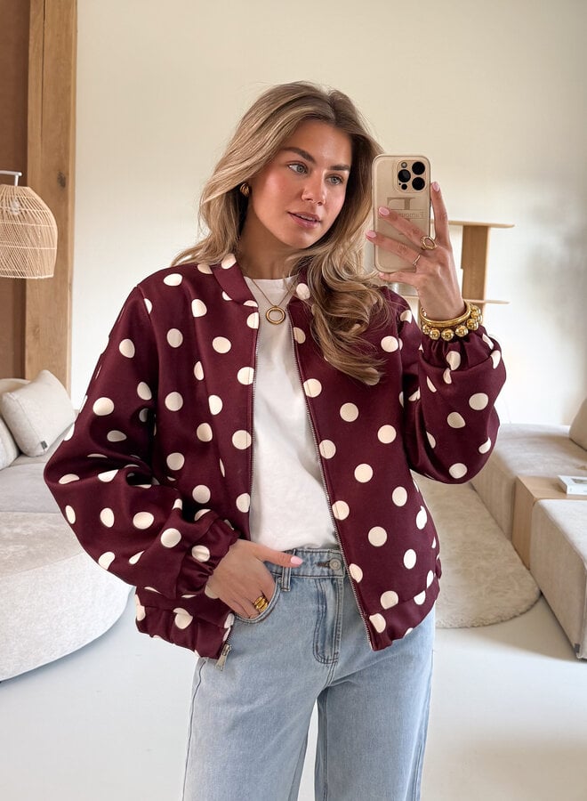 Florine jacket bordeaux