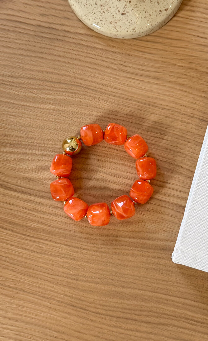 Soleil armband oranje