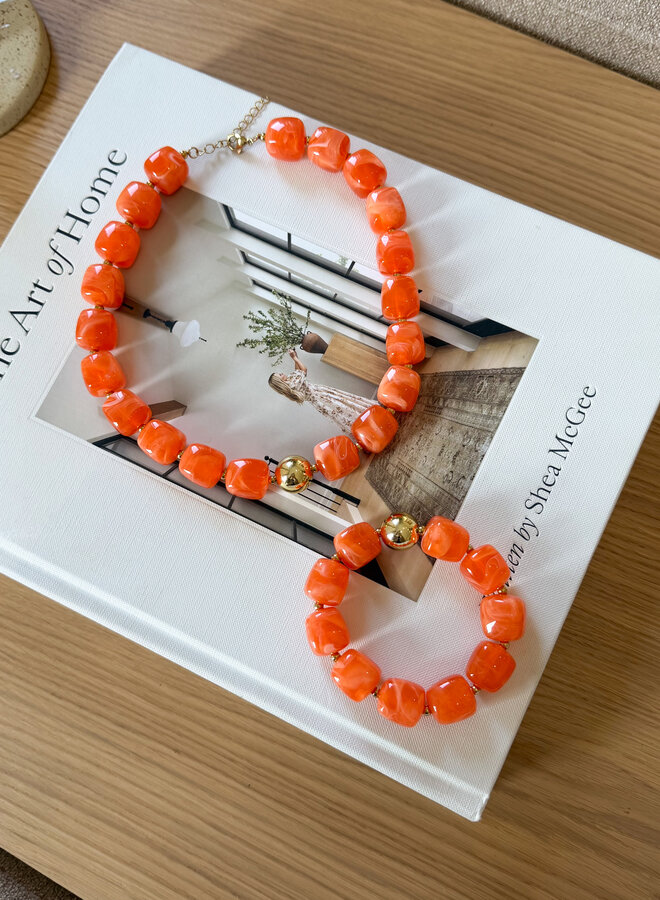 Soleil armband oranje