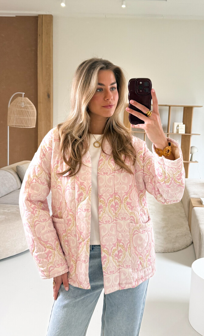 Jas Doortje lichtroze