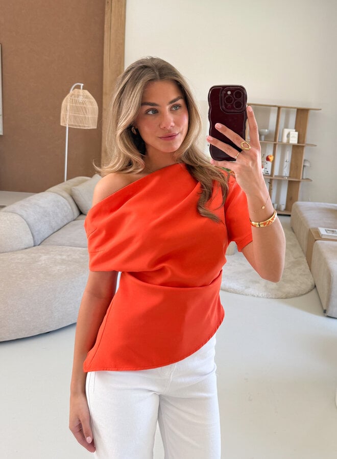 Top off shoulder Candice oranje
