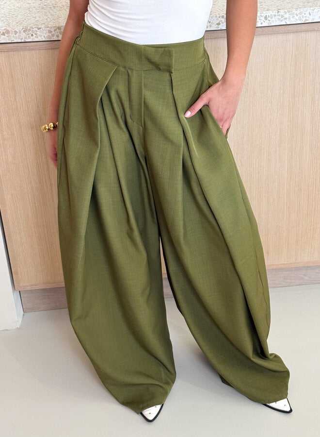 Pantalon Mavie groen