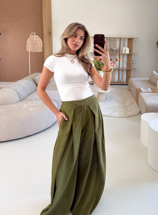 Pantalon Mavie groen