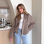 Madelief jas taupe