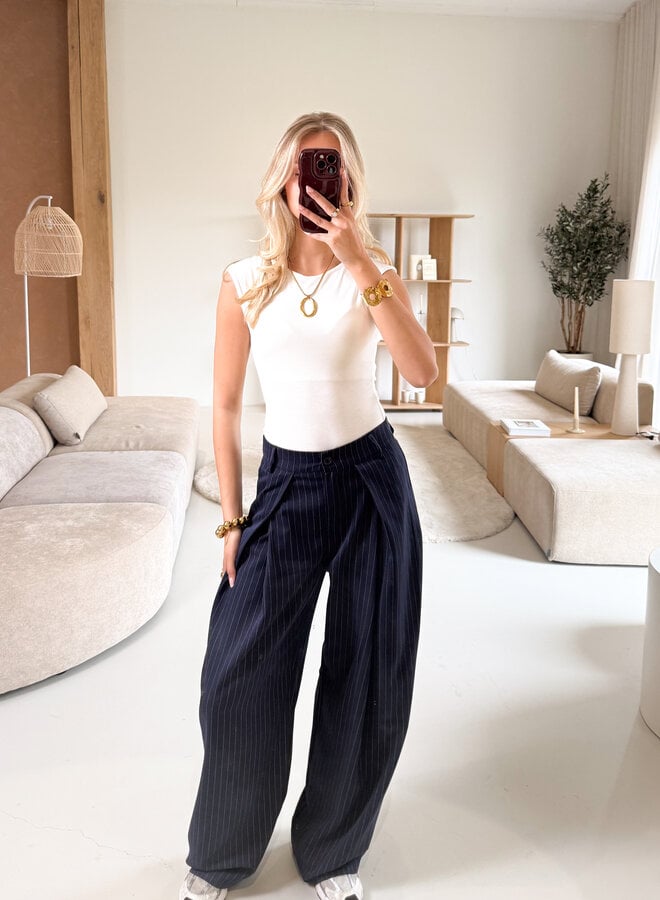 Pantalon Celina blauw