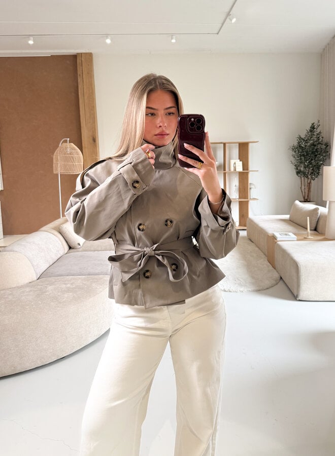 Demi trenchcoat taupe