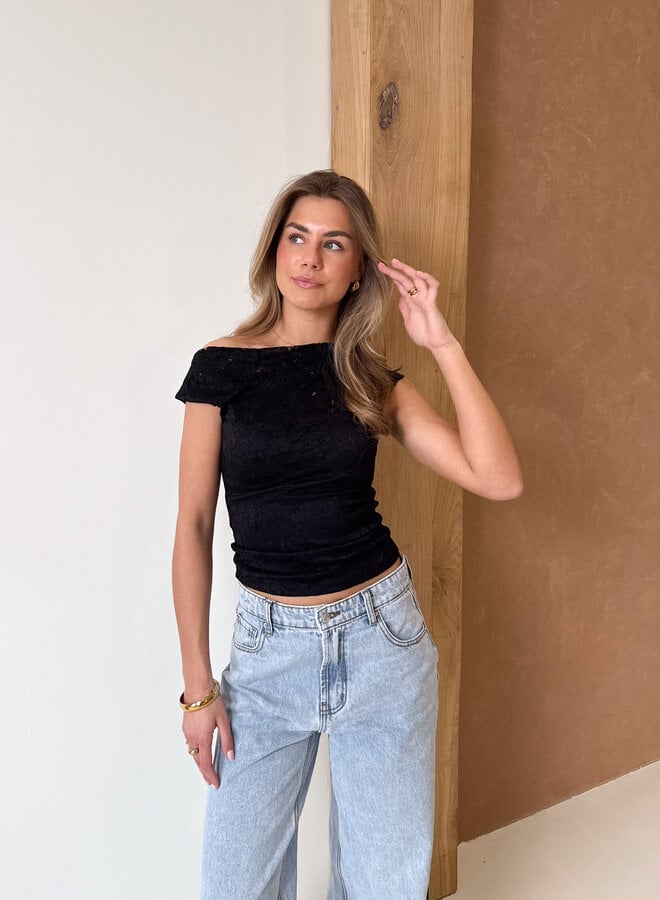 Eefje top zwart
