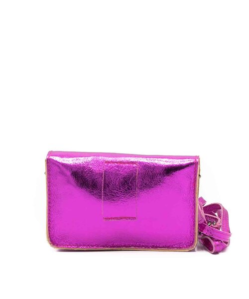 Laura - Metallic - Crossbodytassen - Roze - Fuchsia