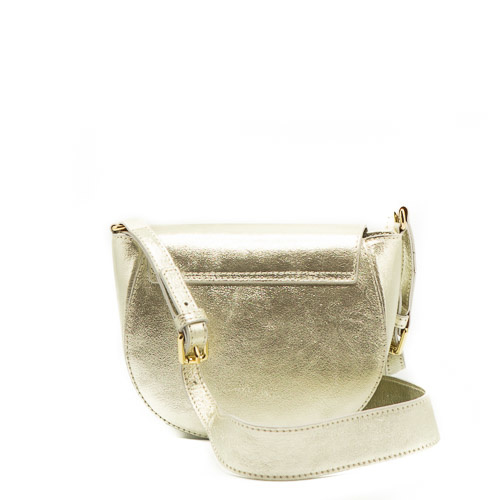 metallic gold crossbody bag