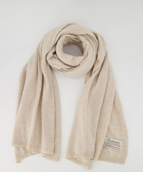 Cassy -  - Effen sjaals - Beige - Ecru 708 -