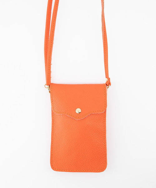 Pona - Classic Grain - Crossbodytassen - Oranje - D29 - Goudkleurig