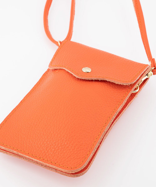 Pona - Classic Grain - Crossbodytassen - Oranje - D29 - Goudkleurig