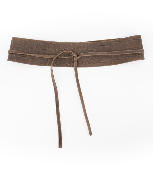 Lily - Croco - Waist belts - Taupe - 24 -