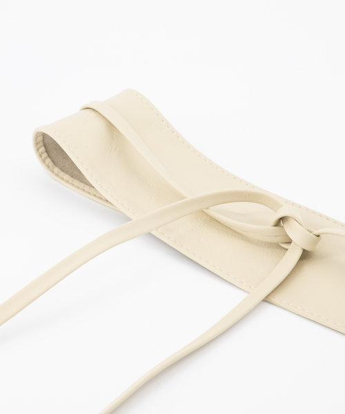 Lily - Sauvage - Wikkelriemen - Wit - Latte S37 -