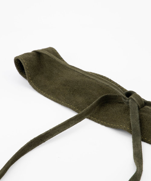 Nikkie - Suede - Wikkelriemen - Groen - 49 -