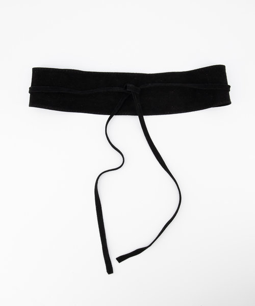 Nikkie - Suede - Waist belts - Black - 23 -