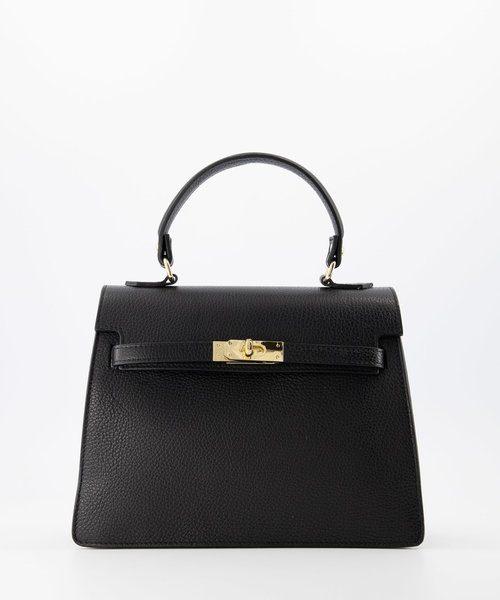Helene - Classic Grain - Hand bags - Black - D28 - Gold