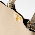 Noelle - Classic Grain - Hand bags - Taupe - D05 - Gold