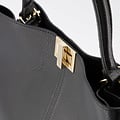 Noelle - Classic Grain - Hand bags - Black - D28 - Gold