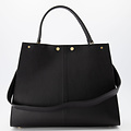 Noelle - Classic Grain - Hand bags - Black - D28 - Gold