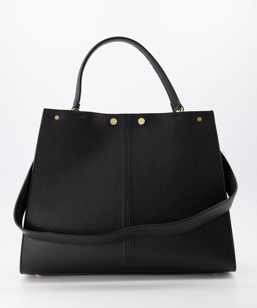 Noelle - Classic Grain - Hand bags - Black - D28 - Gold