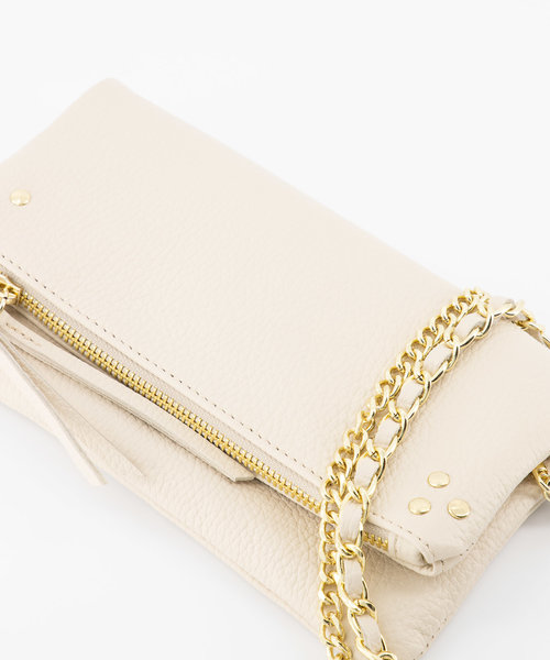 Volly - Classic Grain - Crossbody bags - White - D37 - Gold