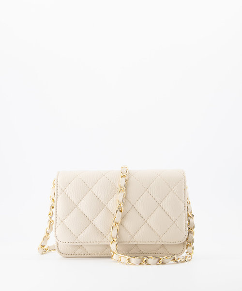 Jamy - Classic Grain - Crossbody bags - White - D37 - Gold