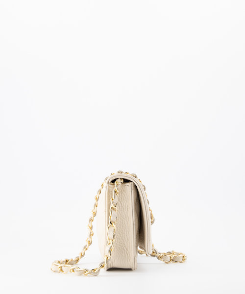 Jamy - Classic Grain - Crossbody bags - White - D37 - Gold