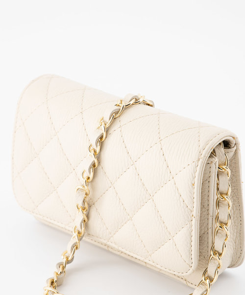 Jamy - Classic Grain - Crossbody bags - White - D37 - Gold