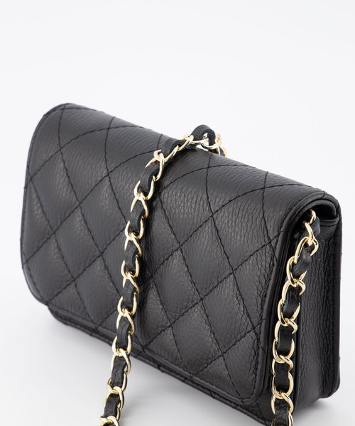 Jamy - Classic Grain - Crossbody bags - Black - D28 - Gold